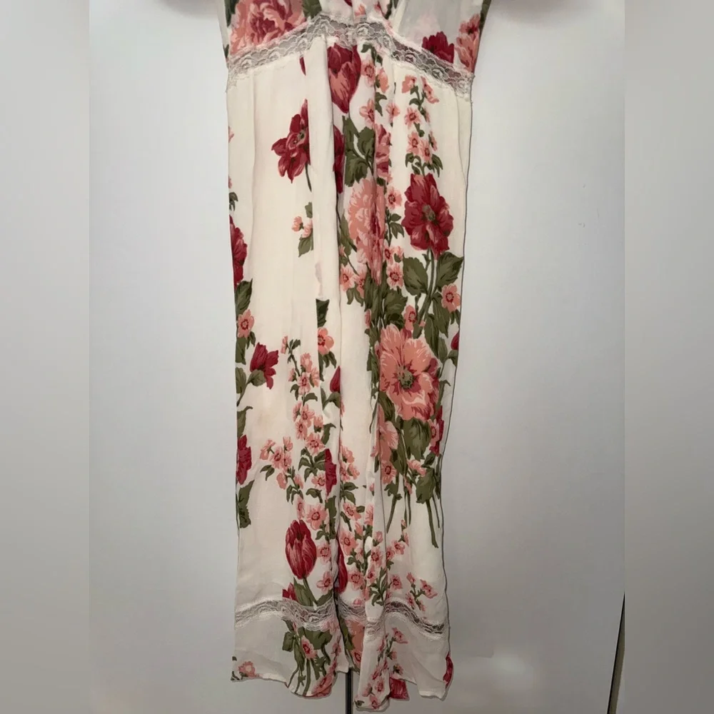 Reformation Pink Floral Midi Dress - Picture 2 of 10